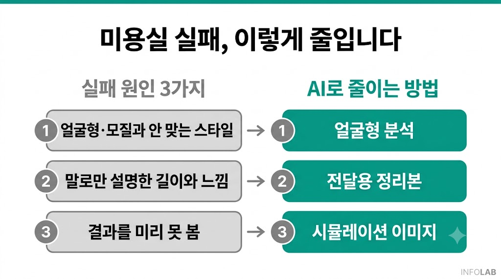 AI 헤어스타일 추천, 미용실 실패 줄이는 최적화 프롬프트 3가지 2